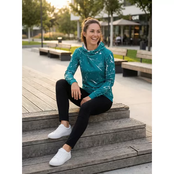  Dámská funkční mikina premium ALTISPORT VOJ/ALW034MI01 EMERALD 