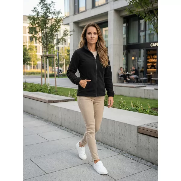  Dámská fleece mikina ALTISPORT NoPrint NP/ALW405 ČERNÁ 