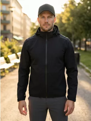 Pánská bunda ALTISPORT NoPrint NP/ALM835 ČERNÁ