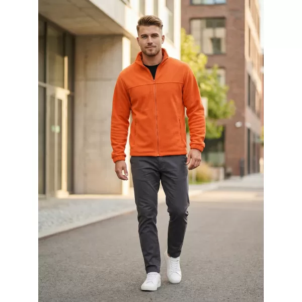  Pánská fleece mikina ALTISPORT NoPrint NP/ALM105 ORANŽOVÁ 