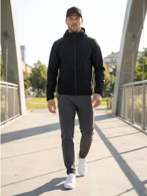 Pánská bunda ALTISPORT NoPrint NP/ALM835 ČERNÁ