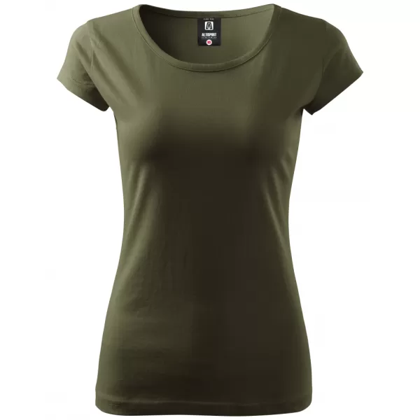  Dámské triko ALTISPORT NoPrint NP/ALW221 MILITARY 