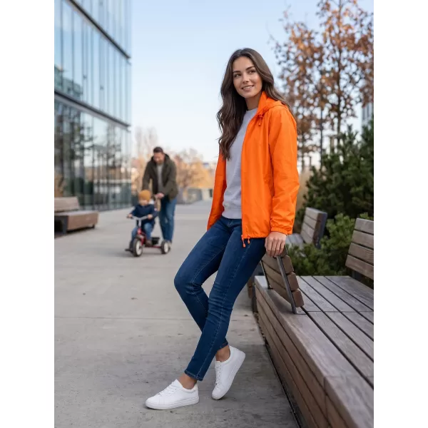  Unisex větrovka ALTISPORT NoPrint NP/ALU425 NEON ORANGE 