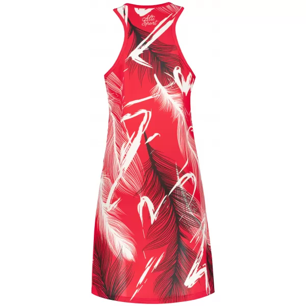  Dámské funkční tílkové šaty premium ALTISPORT VOJ/ALW001SAT01 ČERVENÁ 