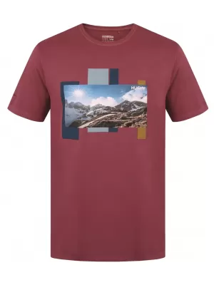 Pánské triko HUSKY TEE SKYLINE M BORDO