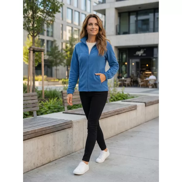  Dámská fleece mikina ALTISPORT NoPrint NP/ALW405 AZUROVĚ MODRÁ 