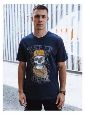 Pánské triko DSTREET TMAVĚ MODRÁ