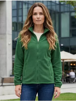 Dámská fleece mikina ALTISPORT NoPrint NP/ALW405 LAHVOVĚ ZELENÁ