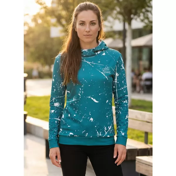  Dámská funkční mikina premium ALTISPORT VOJ/ALW034MI01 EMERALD 