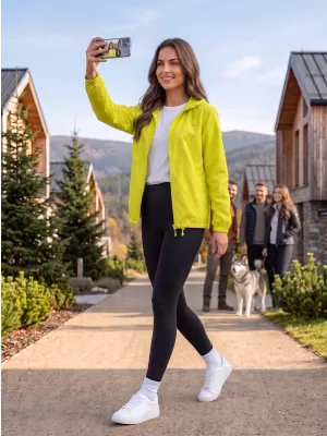 Unisex větrovka ALTISPORT NoPrint NP/ALU425 NEON YELLOW