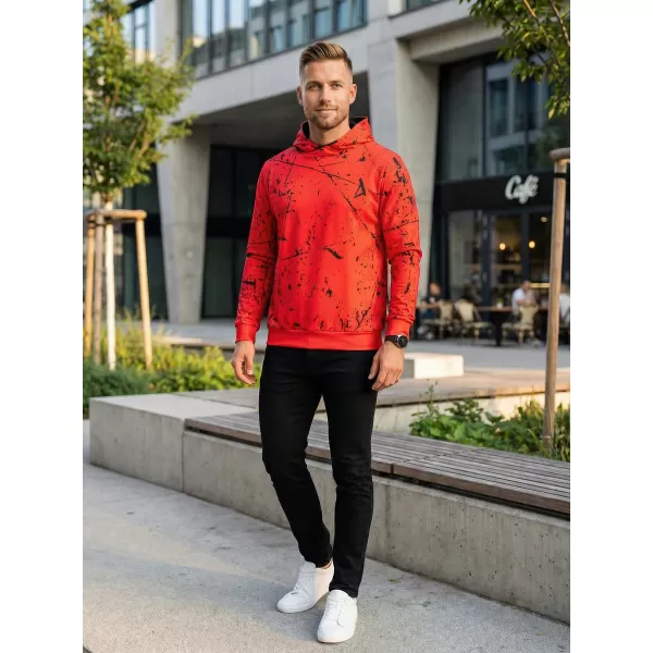  Pánská funkční mikina premium ALTISPORT VOJ/ALM034MI01 ČERVENÁ 