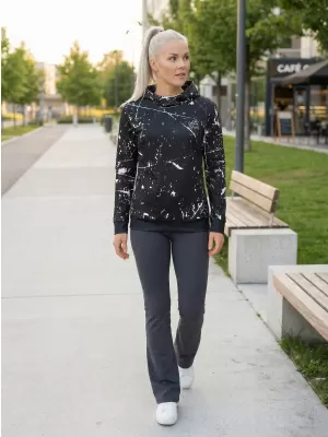 Dámská funkční mikina premium ALTISPORT VOJ/ALW034MI01 ČERNÁ