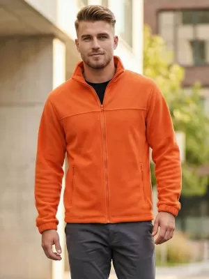Pánská fleece mikina ALTISPORT NoPrint NP/ALM105 ORANŽOVÁ