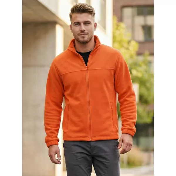  Pánská fleece mikina ALTISPORT NoPrint NP/ALM105 ORANŽOVÁ 