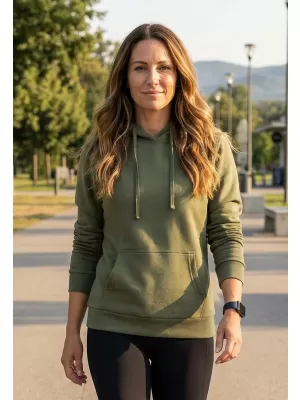 Dámská mikina ALTISPORT NoPrint NP/ALW597NJ OLIVE