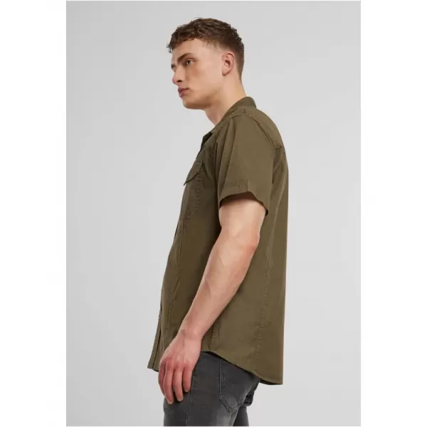  Pánská košile BRANDIT LUIS VINTAGE BD4033 OLIVE 