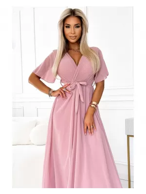 Dámské šaty NUMOCO 545-1 RŮŽOVÁ
