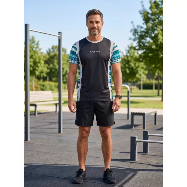  Pánské funkční tričko premium ALTISPORT VOJ/ALM043TR01 ČERNOMODRÁ 
