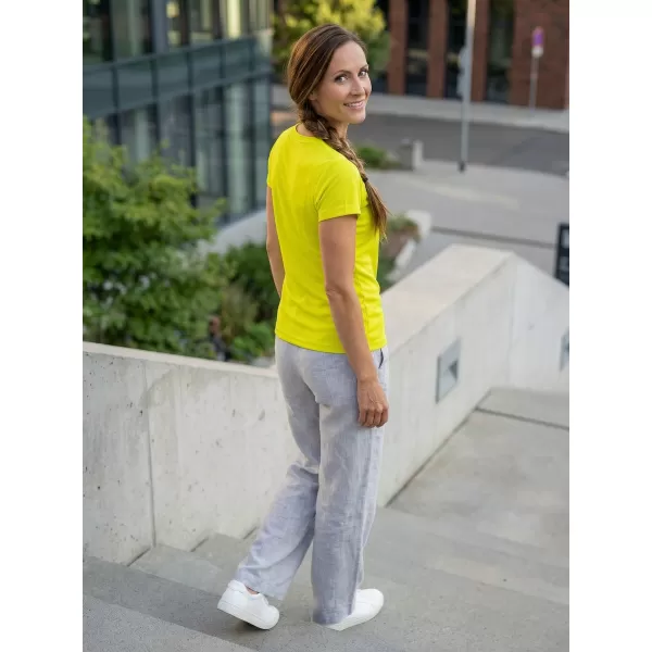  Dámské funkční triko ALTISPORT NoPrint NP/ALW041 NEON YELLOW 