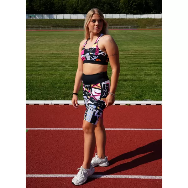  Dámská sportovní podprsenka premium ALTISPORT VOJ/ALW041POD01 ČERNÁ 