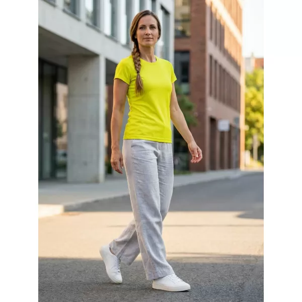  Dámské funkční triko ALTISPORT NoPrint NP/ALW041 NEON YELLOW 