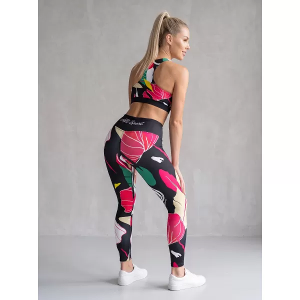  Dámské dlouhé funkční legíny premium ALTISPORT VOJ/ALW042LEG01 ČERNÁ 