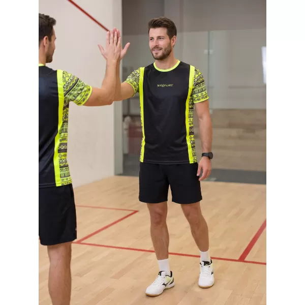  Pánské funkční tričko premium ALTISPORT VOJ/ALM043TR01 NEON ŽLUTÁ 