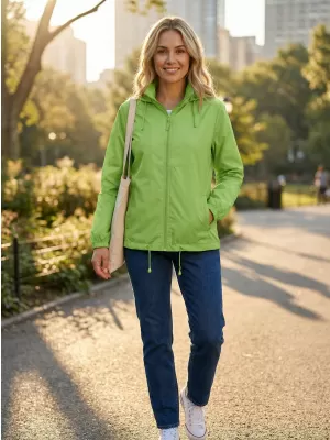 Dámská bunda ALTISPORT NoPrint NP/ALW1311NJ SPRING GREEN