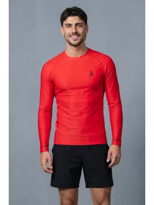 Pánské funkční kompresní tričko premium ALTISPORT VOJ/ALM000TR03 ČERVENÁ