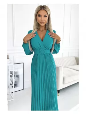 Dámské šaty NUMOCO VIVIANA 504-6 MODRÁ