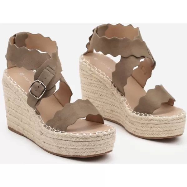  Dámské espadrilky VICES BL449-61 HNĚDÁ/KHAKI 