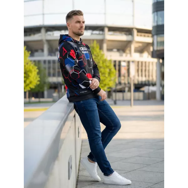  Pánská funkční mikina premium ALTISPORT VOJ/ALM036MI01 HEXA ČERNÁ 