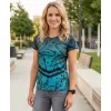 Dámské funkční tričko premium ALTISPORT VOJ/ALW045TR01 EMERALD/ČERNÁ