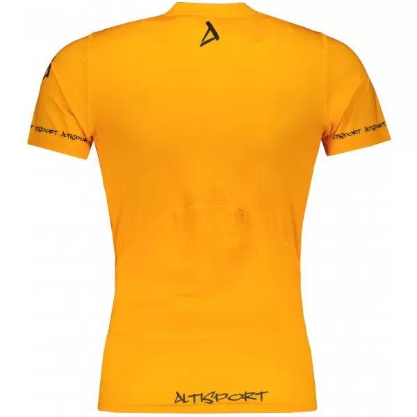  Pánské funkční kompresní tričko s krátkým rukávem premium ALTISPORT VOJ/ALM000TR04 ORANŽOVÁ 