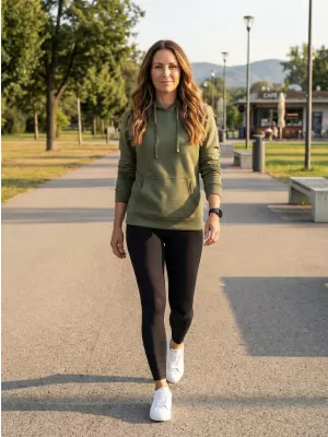 Dámská mikina ALTISPORT NoPrint NP/ALW597NJ OLIVE