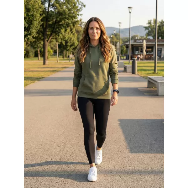  Dámská mikina ALTISPORT NoPrint NP/ALW597NJ OLIVE 