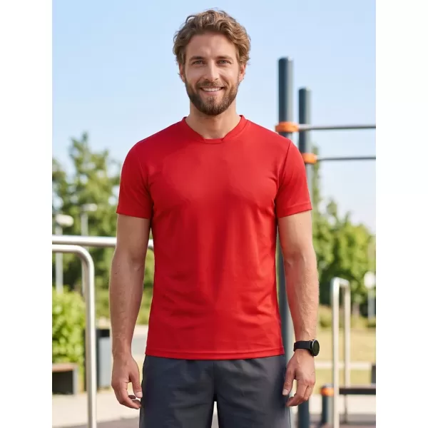  Pánské funkční triko ALTISPORT NoPrint NP/ALM421 ČERVENÁ 