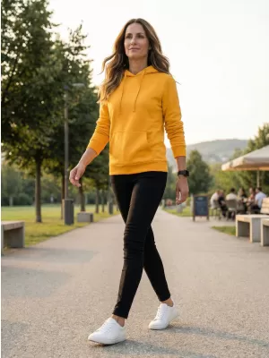 Dámská mikina ALTISPORT NoPrint NP/ALW597NJ GOLD YELLOW