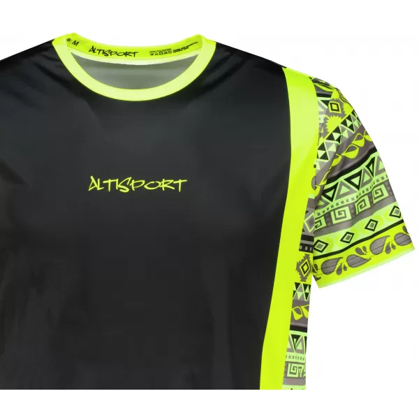  Pánské funkční tričko premium ALTISPORT VOJ/ALM043TR01 NEON ŽLUTÁ 