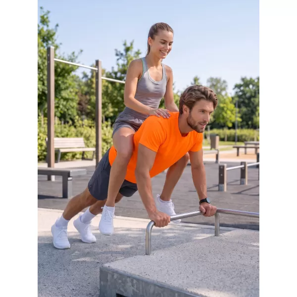  Pánské funkční triko ALTISPORT NoPrint NP/ALM421 NEON ORANGE 