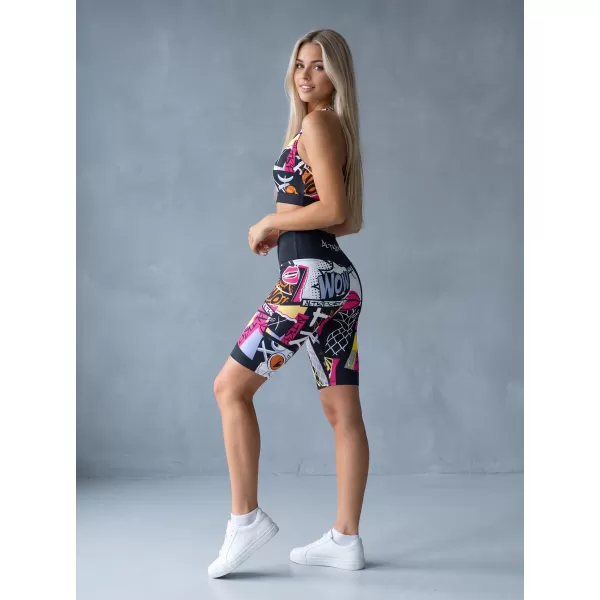  Dámské funkční legíny nad kolena premium ALTISPORT VOJ/ALW041LEG02 ČERNÁ 