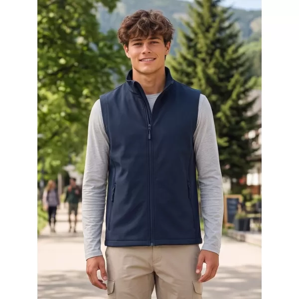  Pánská softshellová vesta ALTISPORT NoPrint NP/ALM8211NJ NAVY/NAVY 