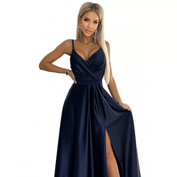  Dámské šaty NUMOCO JULIET 512-2 MODRÁ 