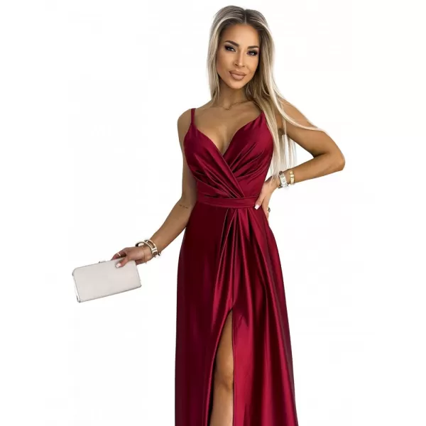  Dámské šaty NUMOCO JULIET 512-6 ČERVENÁ 