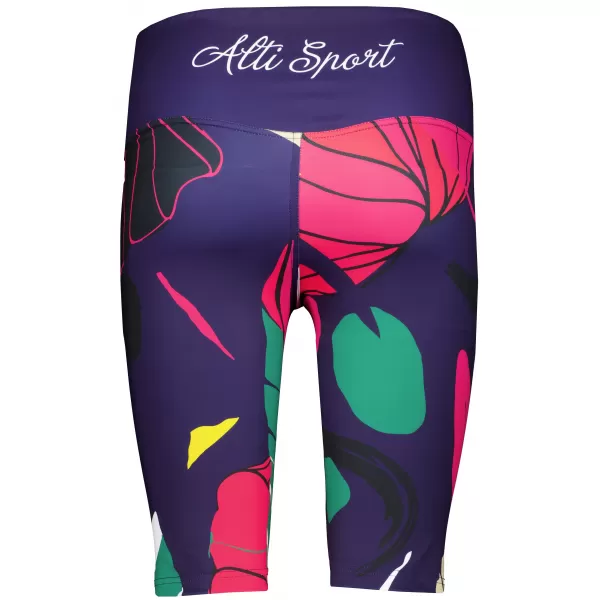  Dámské funkční legíny nad kolena premium ALTISPORT VOJ/ALW042LEG02 TMAVĚ MODRÁ 