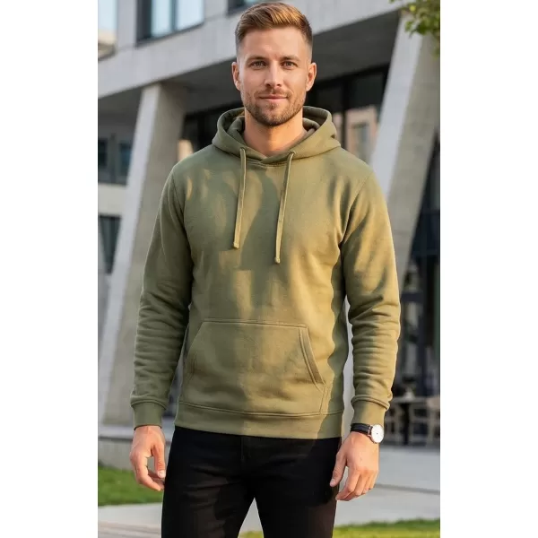  Pánská mikina ALTISPORT NoPrint NP/ALM697NJ OLIVE 