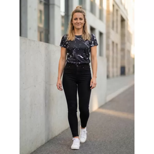  Dámské funkční tričko premium ALTISPORT VOJ/ALW034TR01 ČERNÁ 