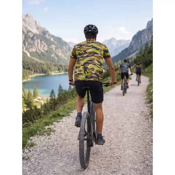  Pánské funkční tričko premium ALTISPORT VOJ/ALM038TR01 ZELENÁ ARMY 