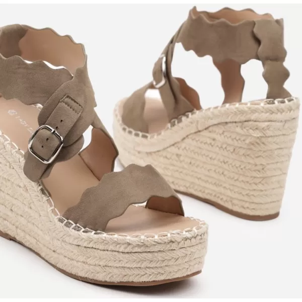  Dámské espadrilky VICES BL449-61 HNĚDÁ/KHAKI 