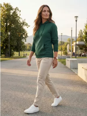 Dámská mikina ALTISPORT NoPrint NP/ALW597NJ DARK GREEN